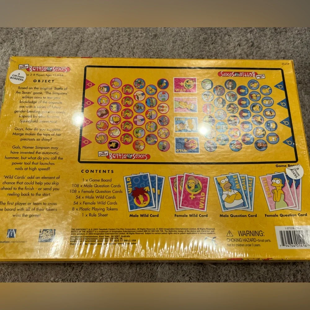 COPY - Simpsons battle of the sexes game